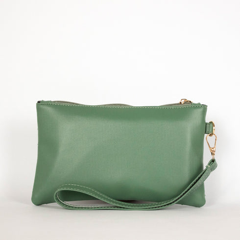 Rhombus Embroidery Accessories Pouch